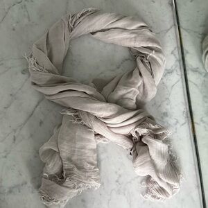 100% Modal Cream Scarf
